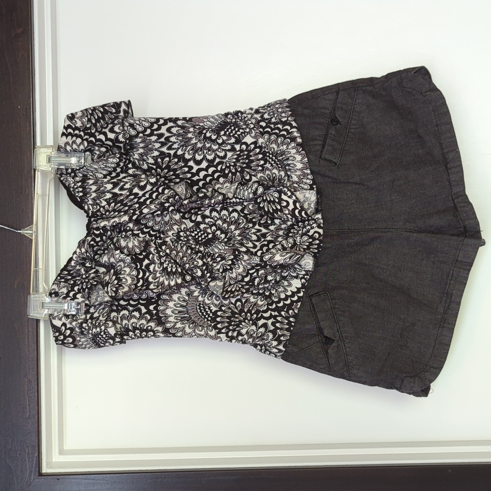 Strapless Romper